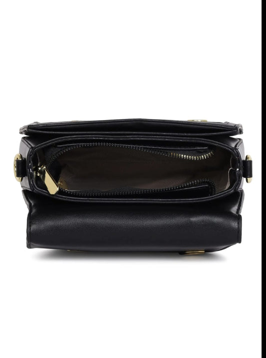 Classic Black Quilted Handbag