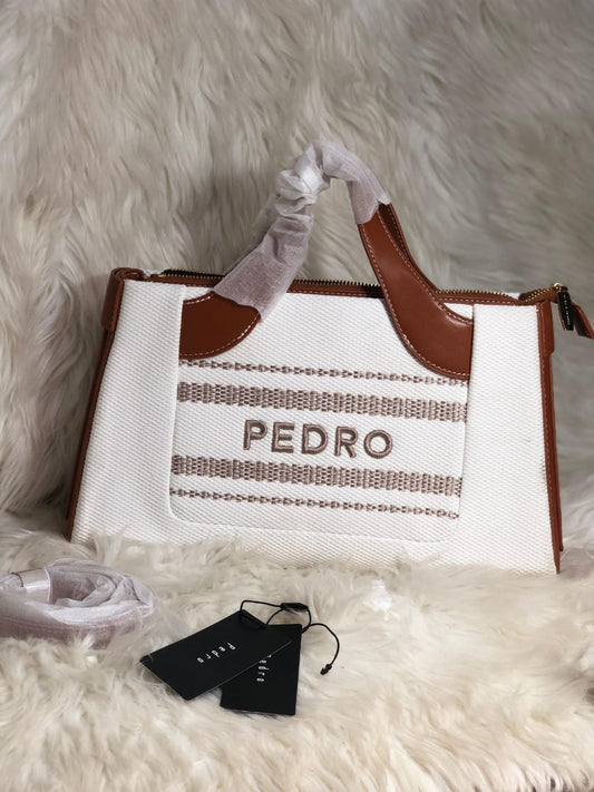 Pedro Signature Canvas Handbag