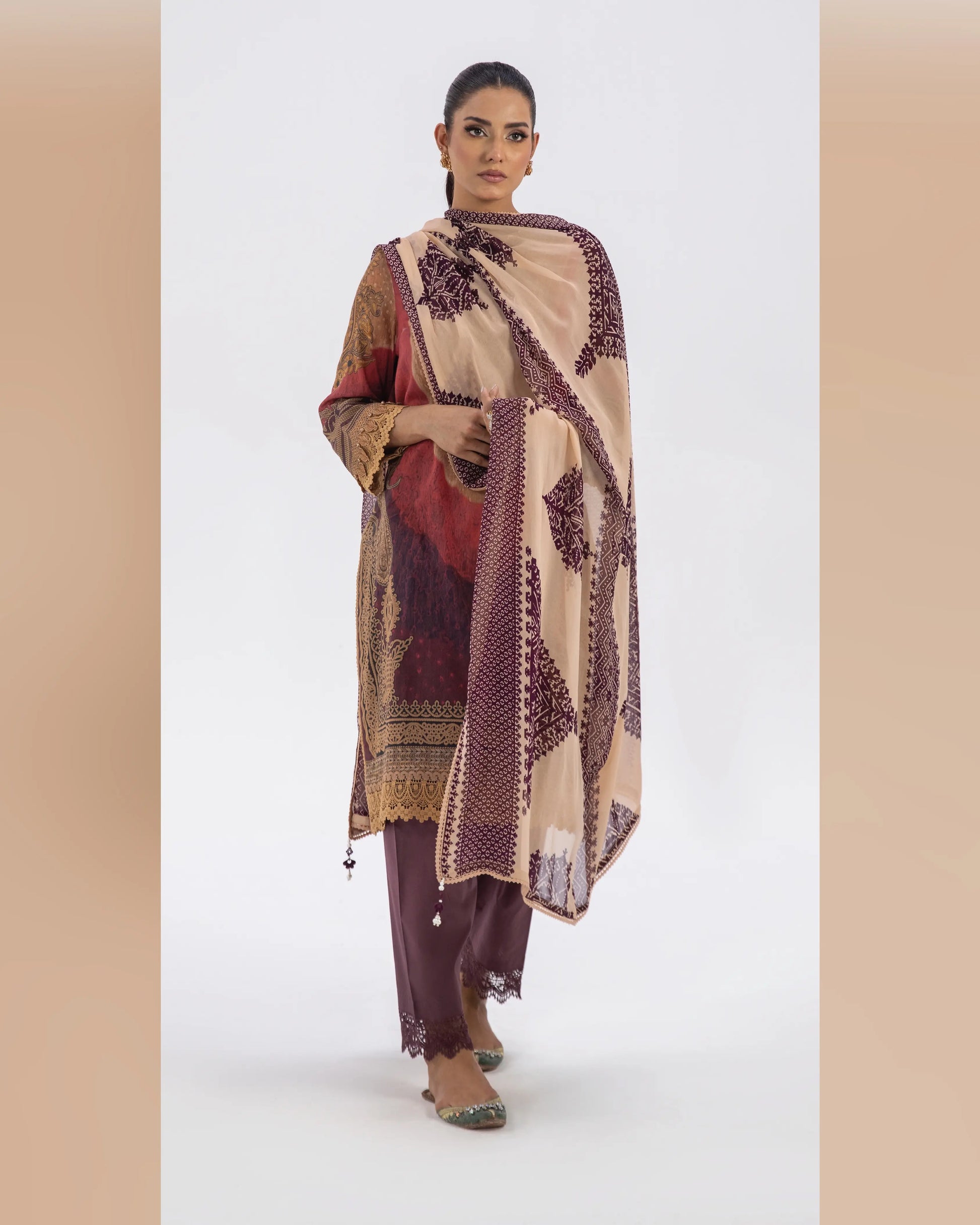 Rosewood Beige 3-Piece