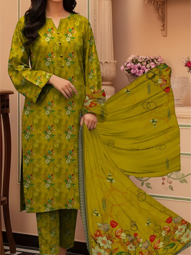 Olive Garden Khaddar 3-Piece